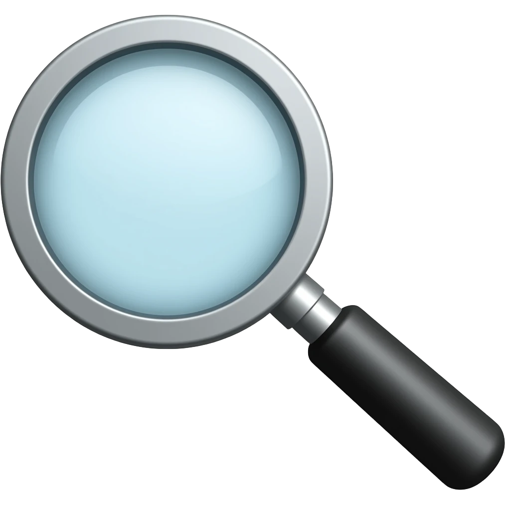 magniying glass emoji