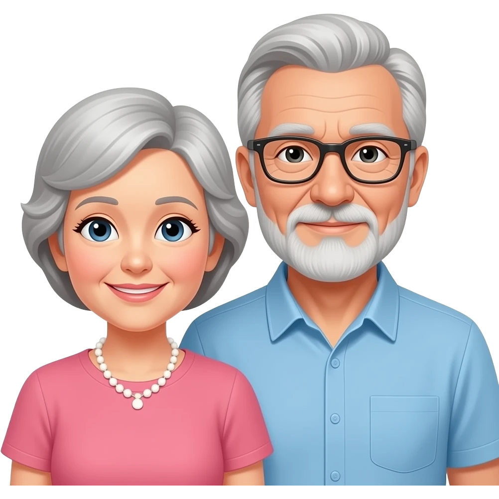 can you make a couple in their 60s emoji
