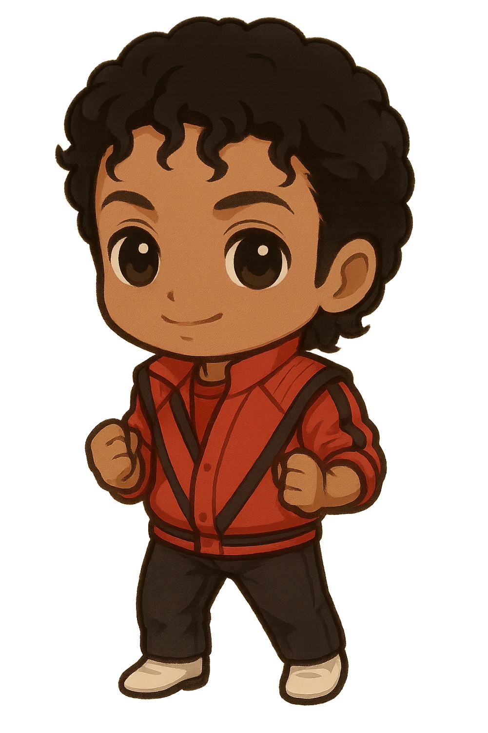 Michael Jackson with his Thriller jacket emoji