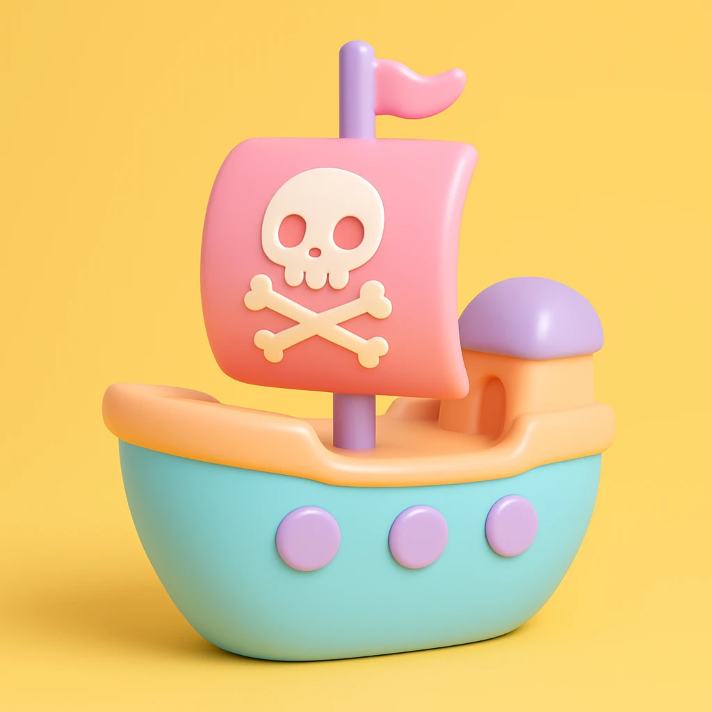 pirate ship emoji