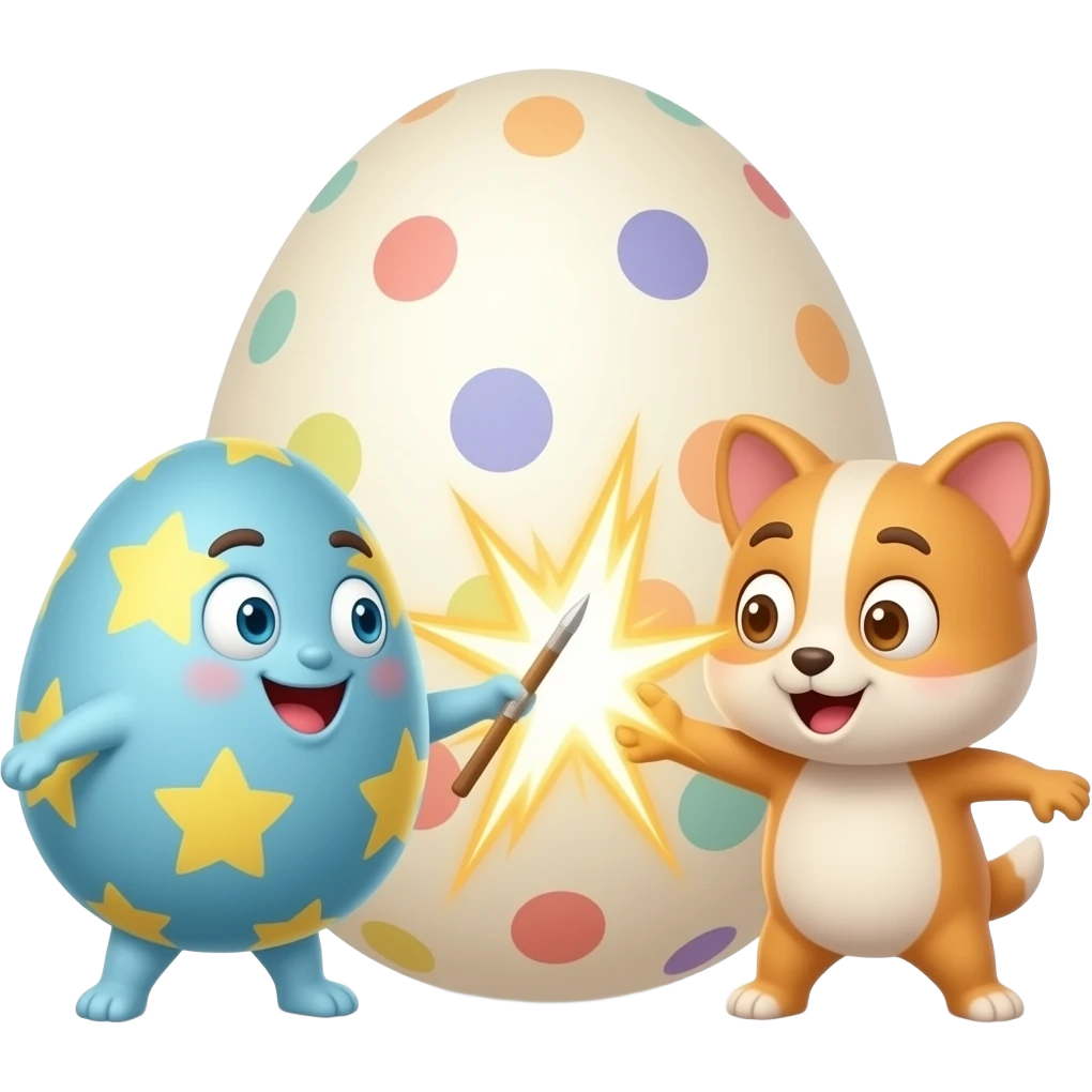 великодня битва яйцями emoji