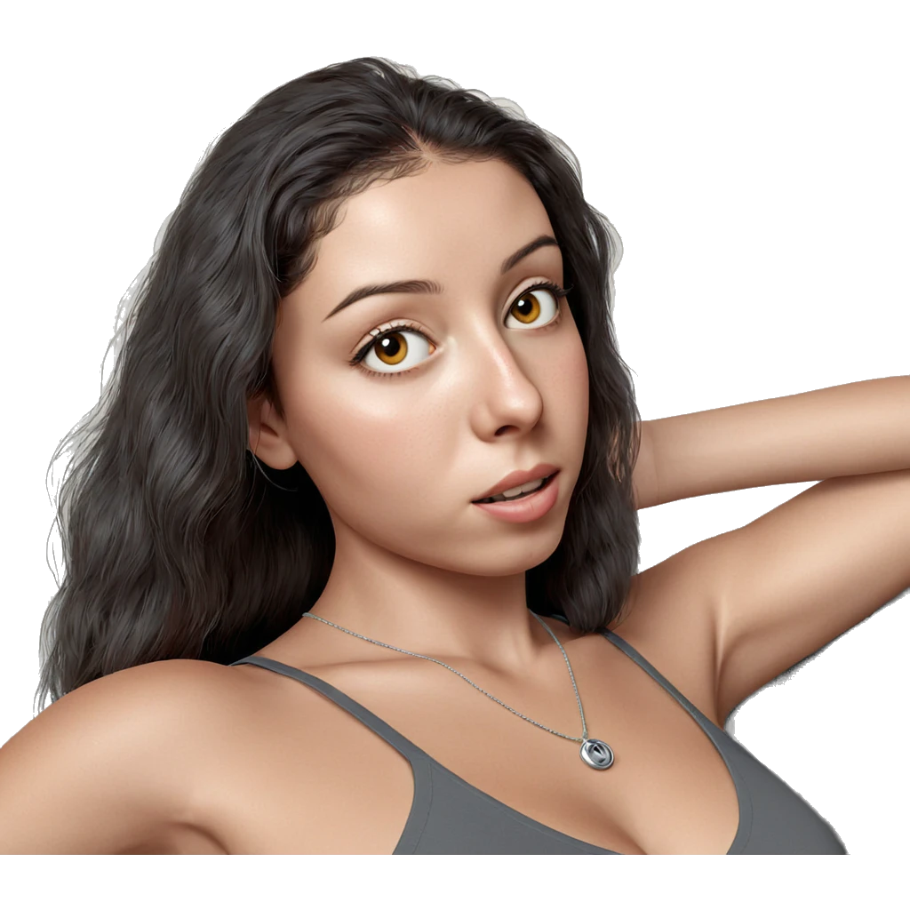 realistic portrait of a girl emoji