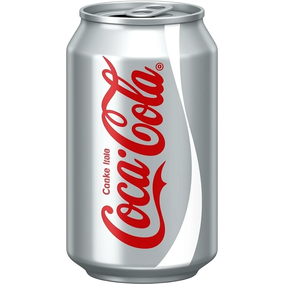 Diet coke can silver one emoji
