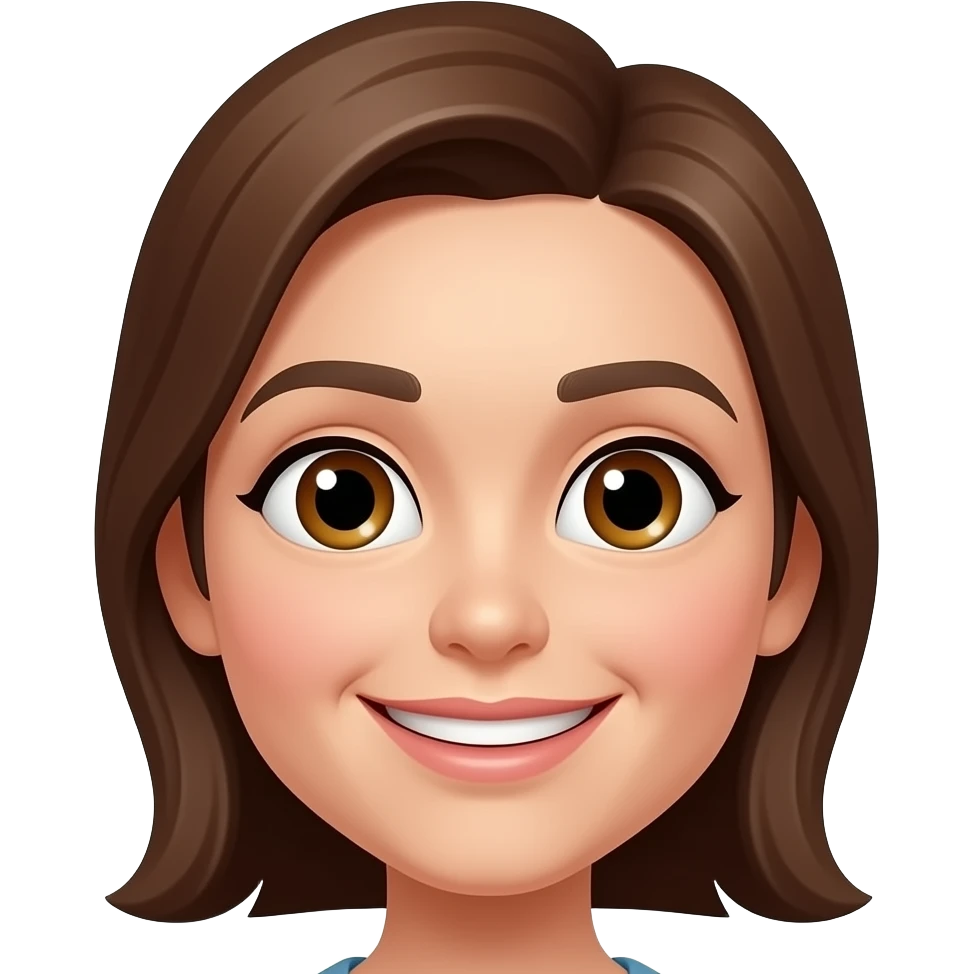 Carinha de apaixonada emoji