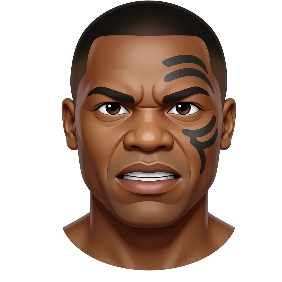 Mike tyson più arrabbiato emoji