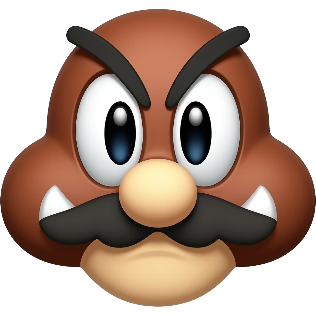 goomba head shape emoji