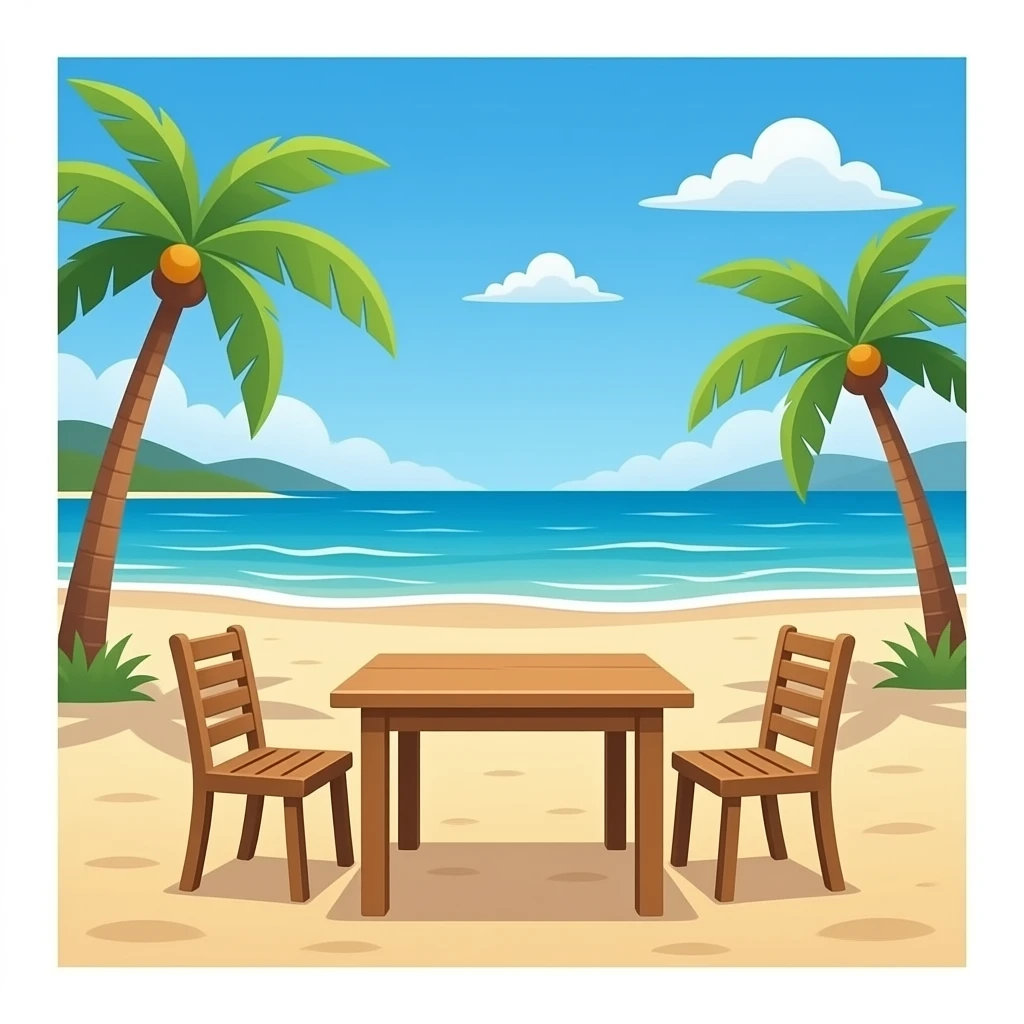 table beach emoji