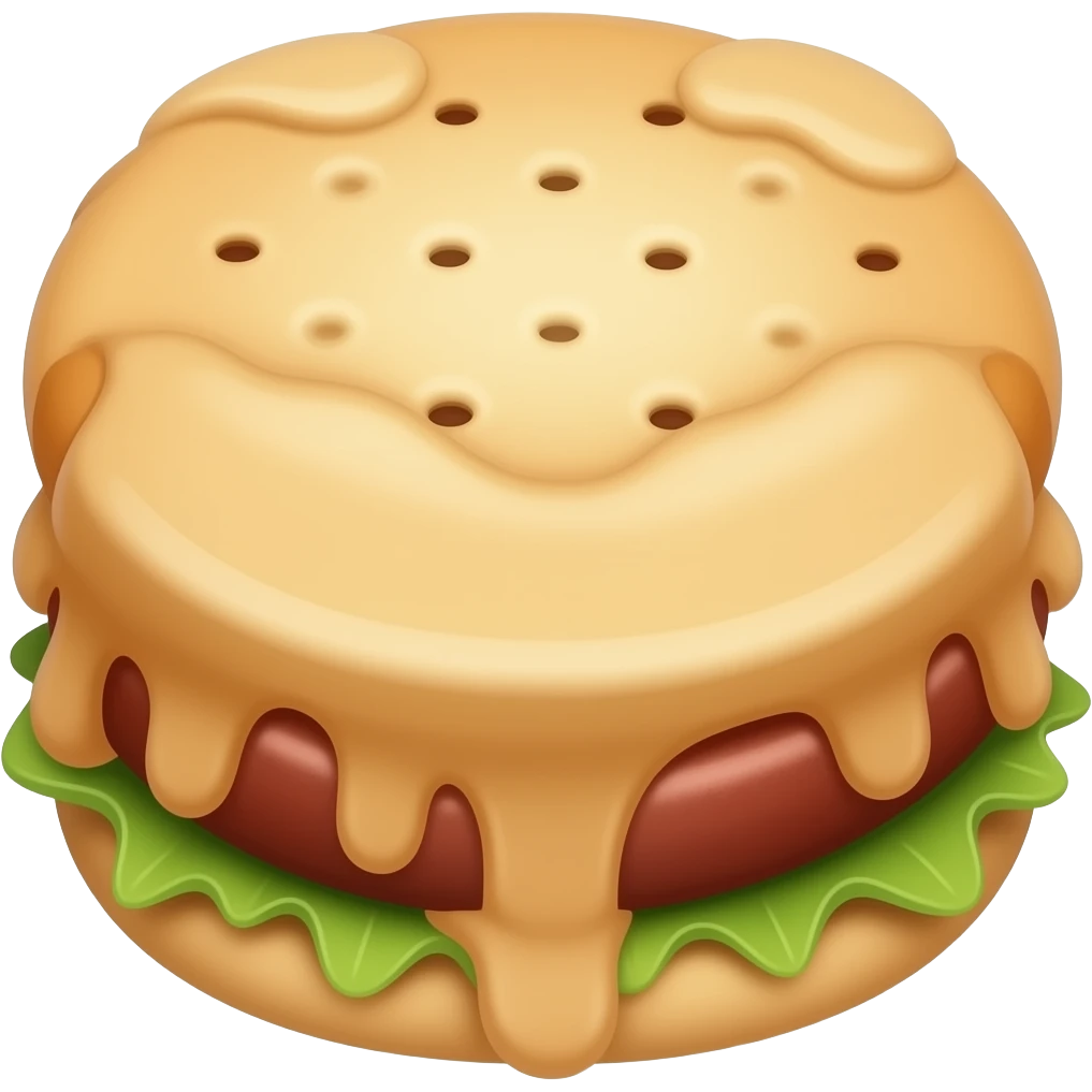 Biscuit and sausage gravy emoji