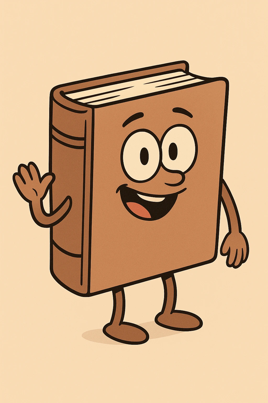 a book, classic hardcover, simple style emoji