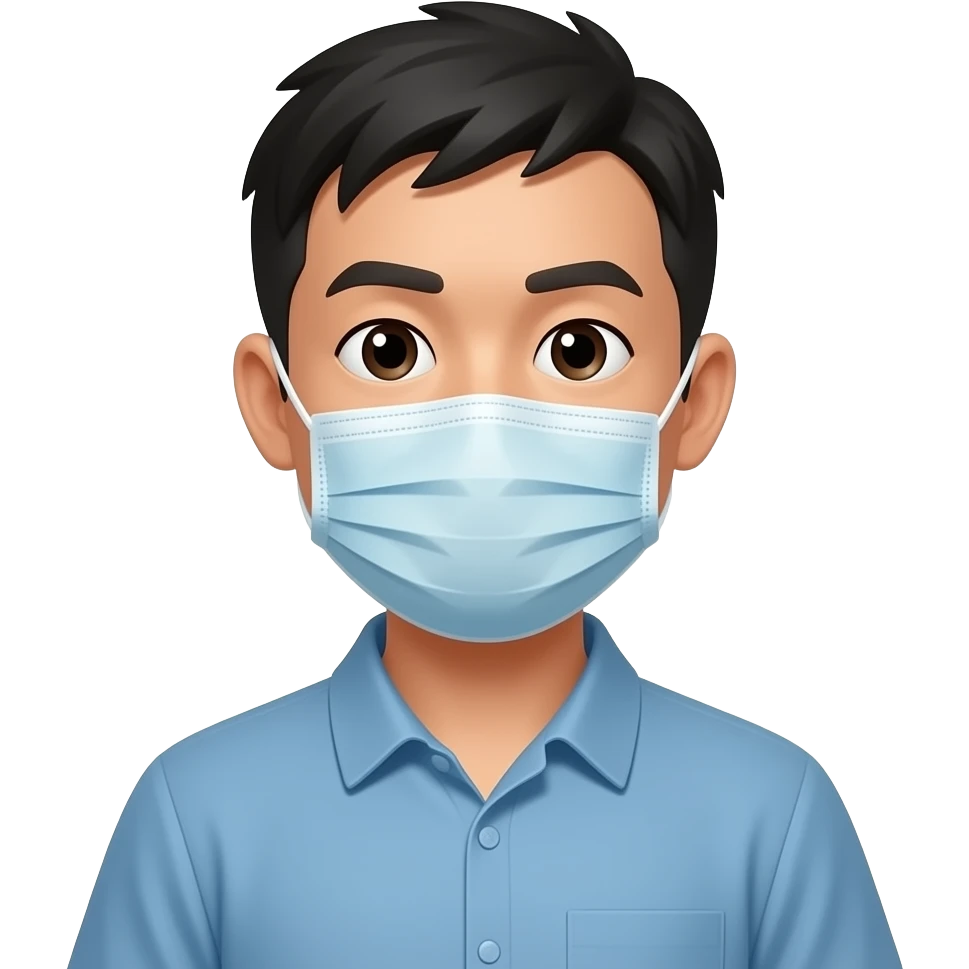 Este hombre chino parece discapacitado emoji