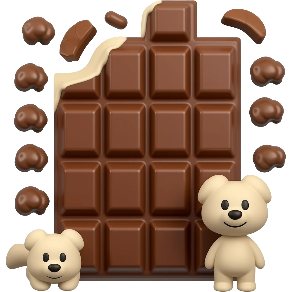 Chocolate emoji