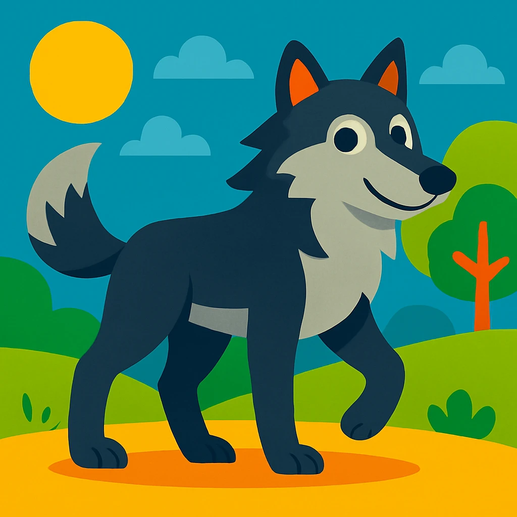 Wolf emoji