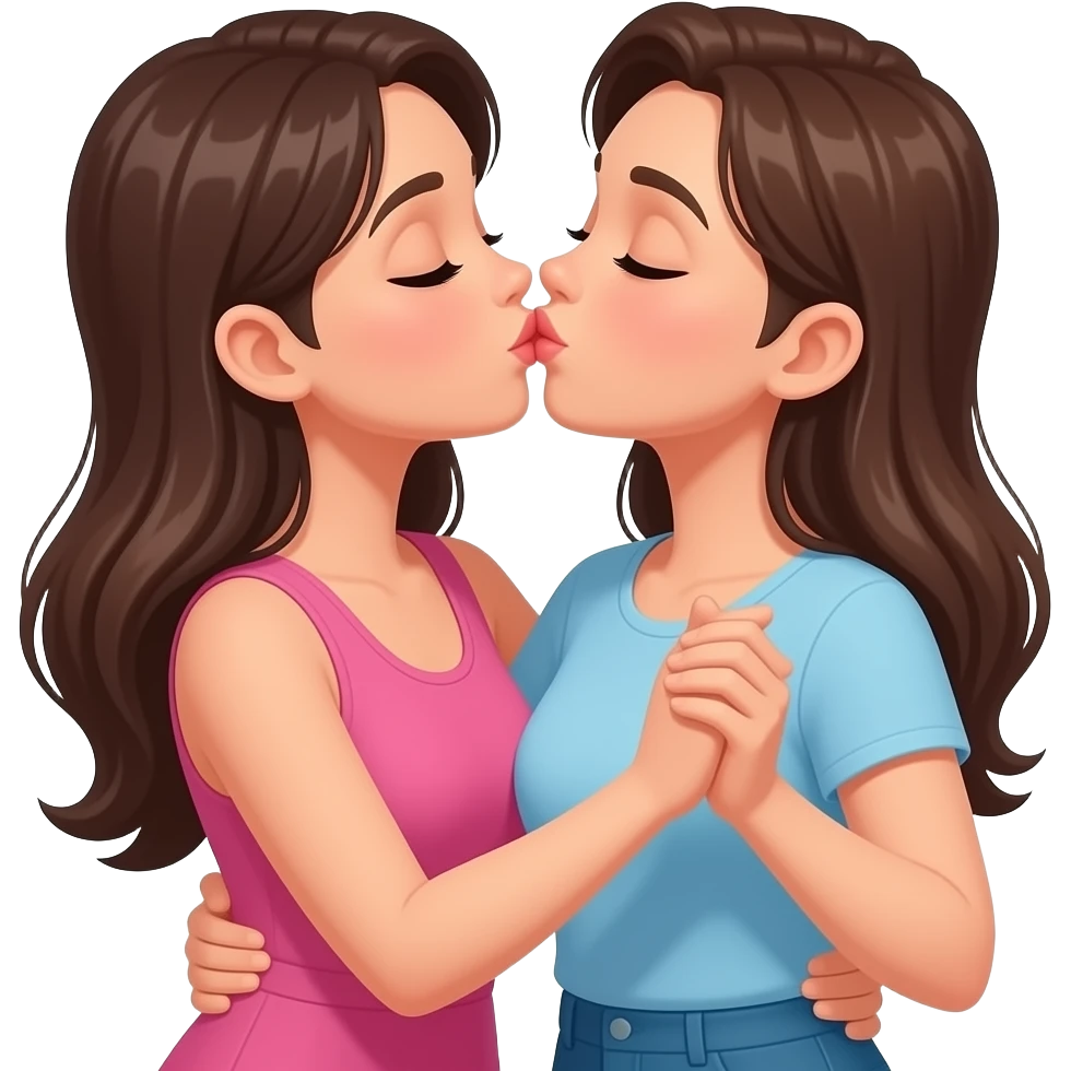 female dance with or kiss other females. It was believed that this would make them appear sexy and fulfill what they perceived to be a male fantasy. emoji