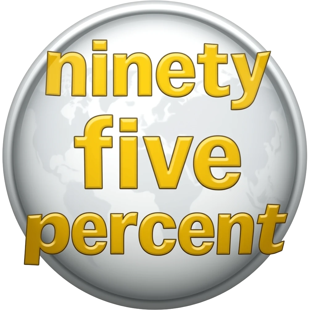 ninety five percent emoji