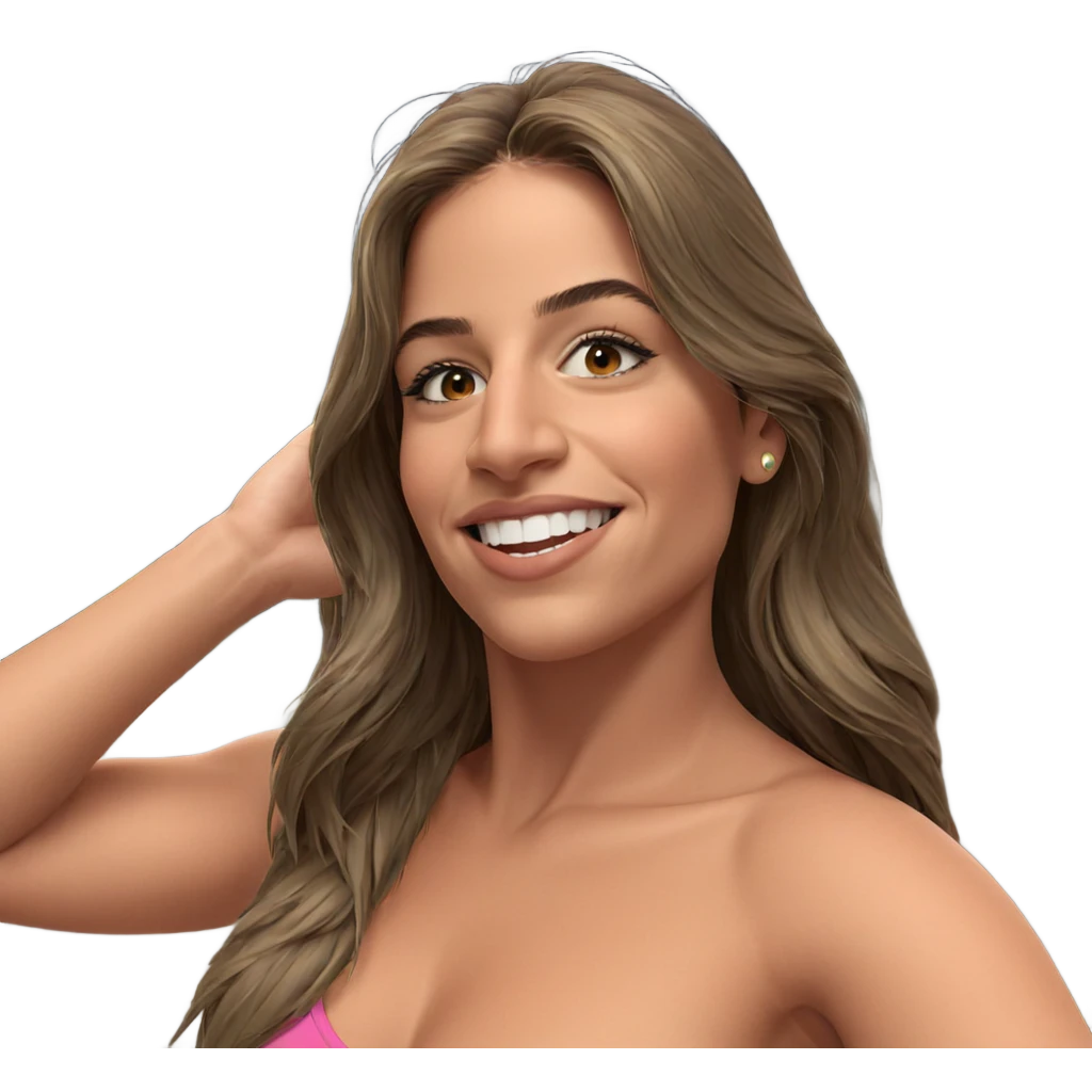 smiling girl at night emoji