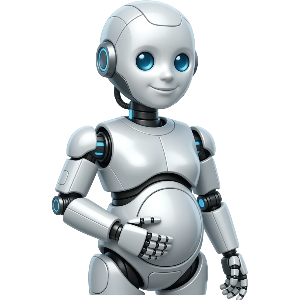 robôt pregnant emoji