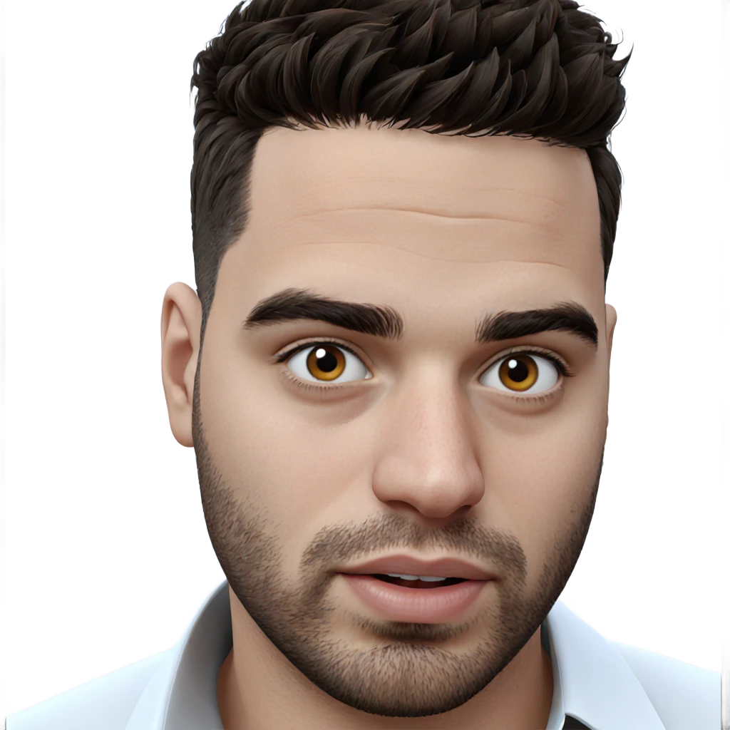 realistic portrait of a man emoji