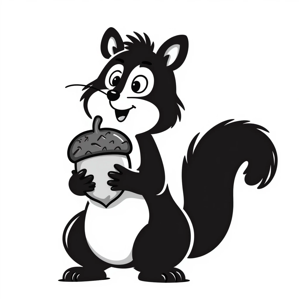 A squirrel emoji