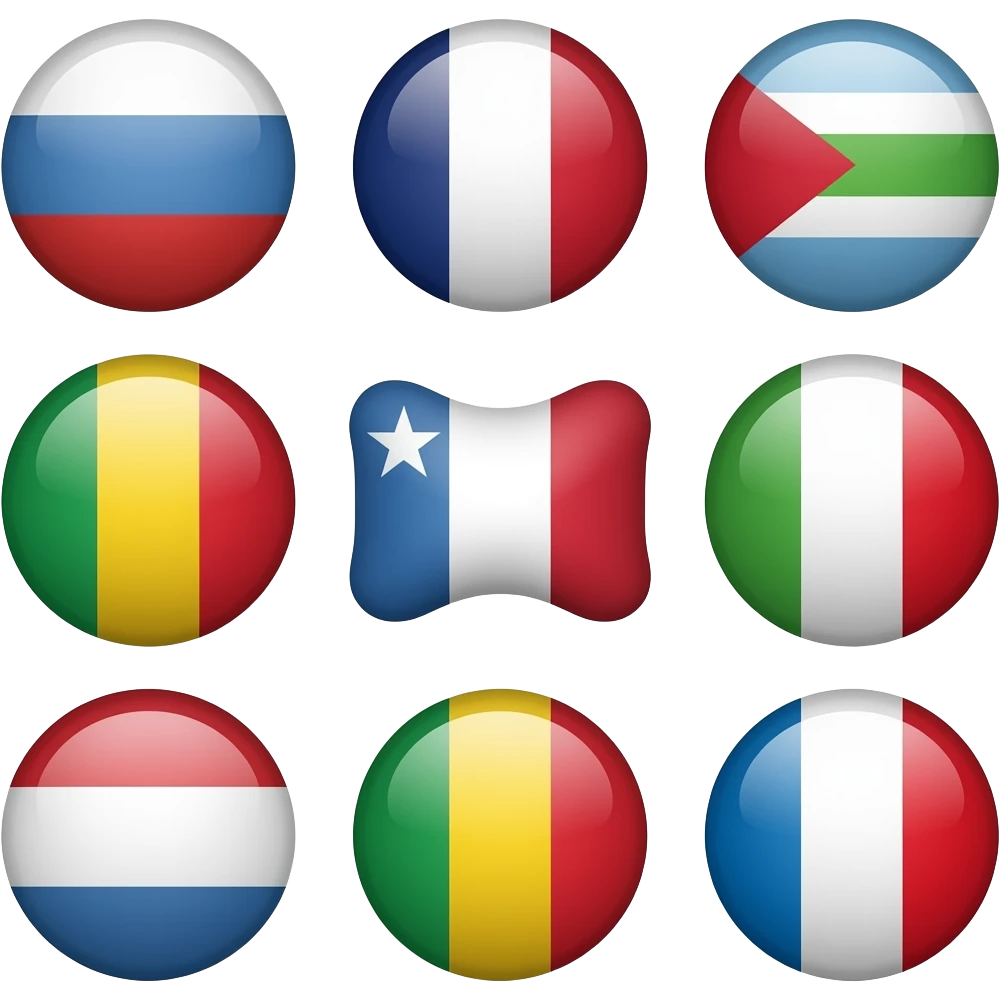 National flag symbols emoji