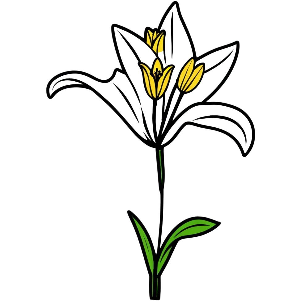 lily flower emoji
