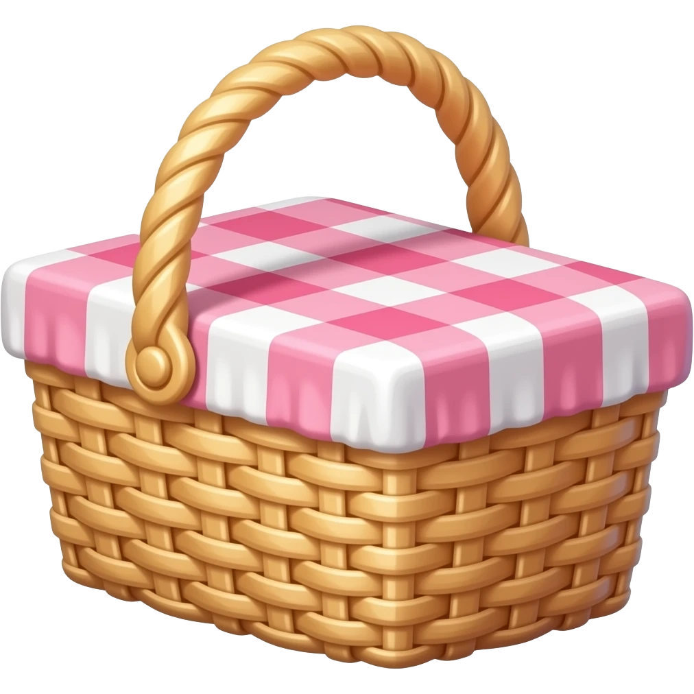 Pink Picnic basket emoji