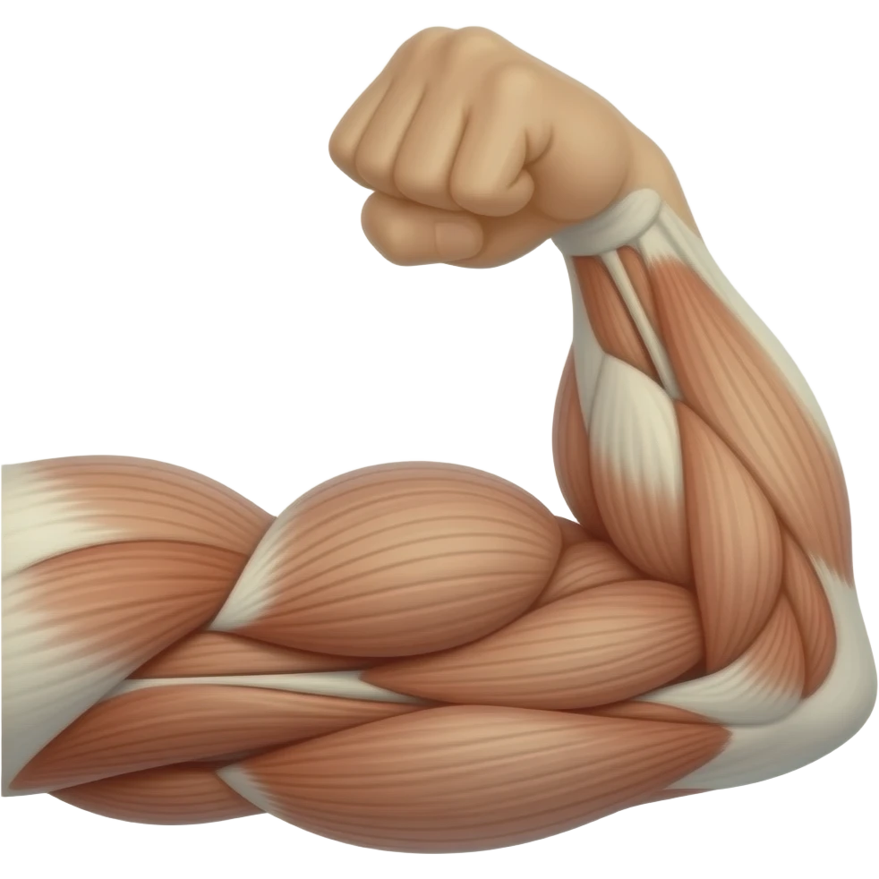 Leg muscle group flexed (body builder) emoji