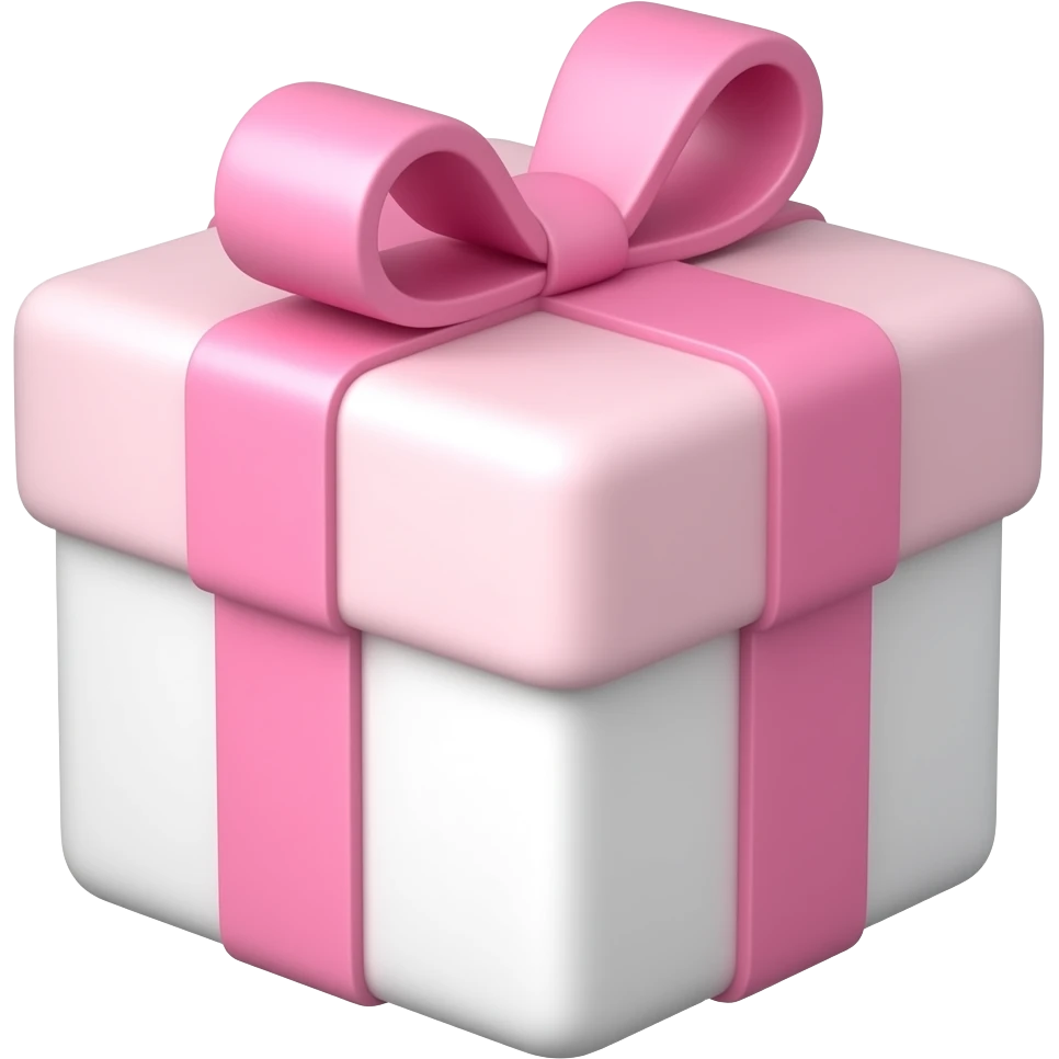 Gift form barbie inspired by barbie colour pallete emoji