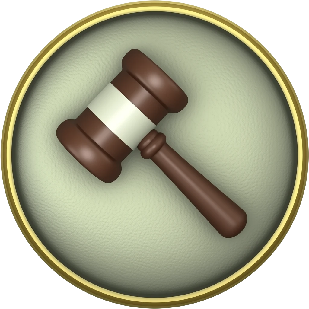 Attorney badge emoji