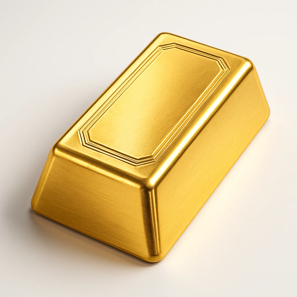 a pile of shiny gold bars and a stack of billion dollar bills, luxurious and wealth theme emoji