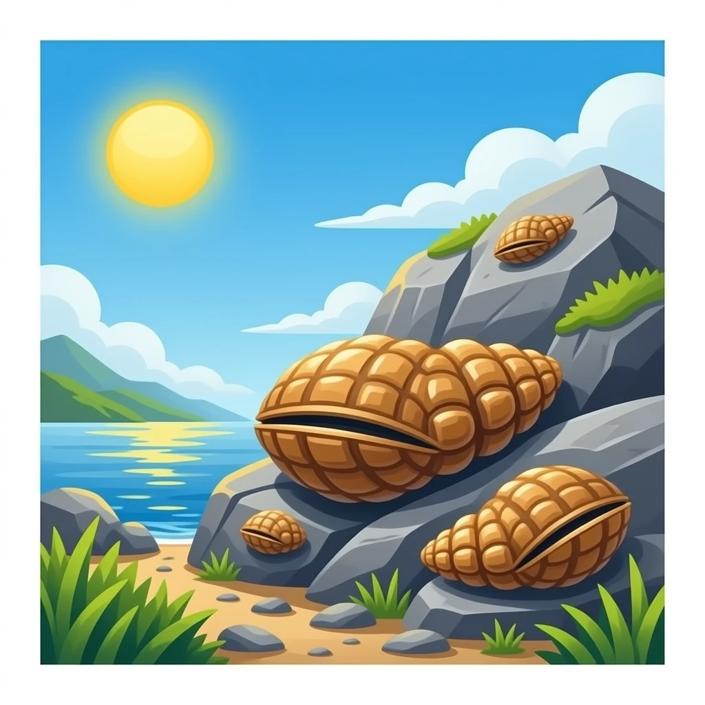 barnacles on a rock emoji