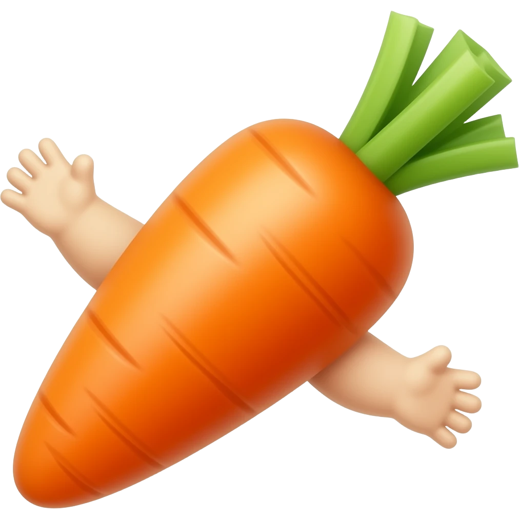 Baby carrot sticks emoji