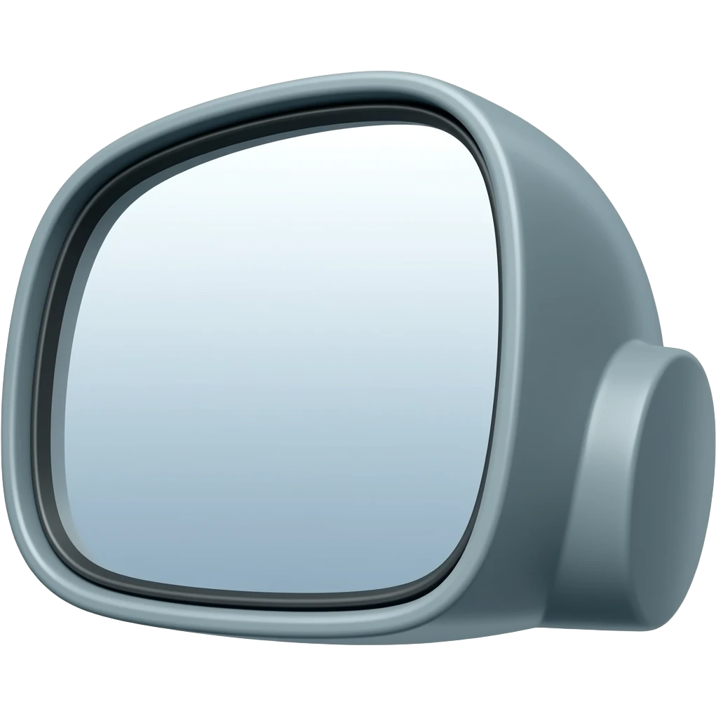 car mirror emoji