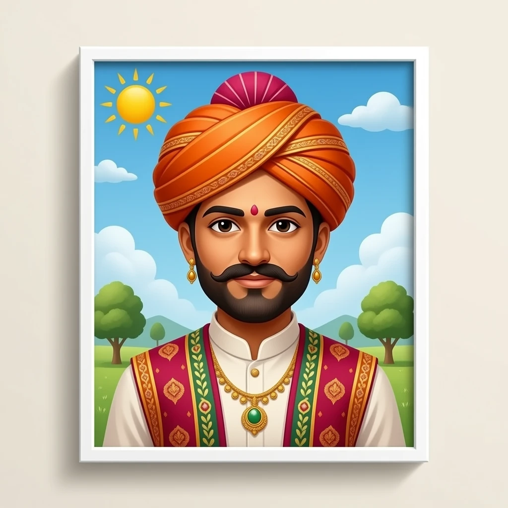 A wall with tha rajashthani work and my picture emoji