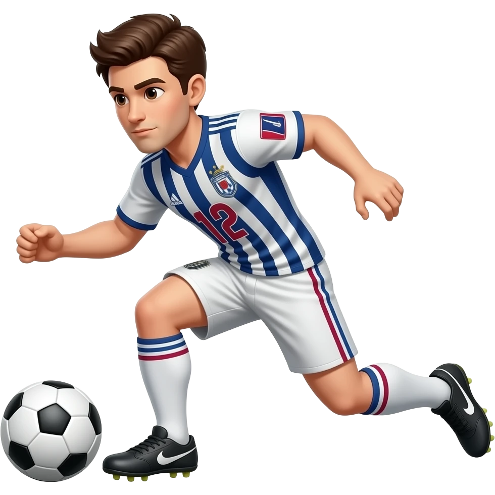 person tackling soccer emoji