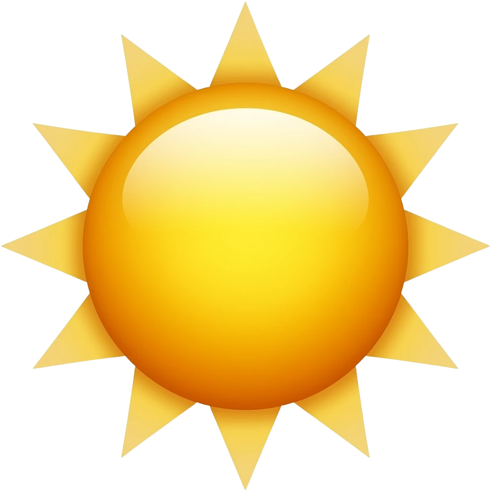 Sun emoji