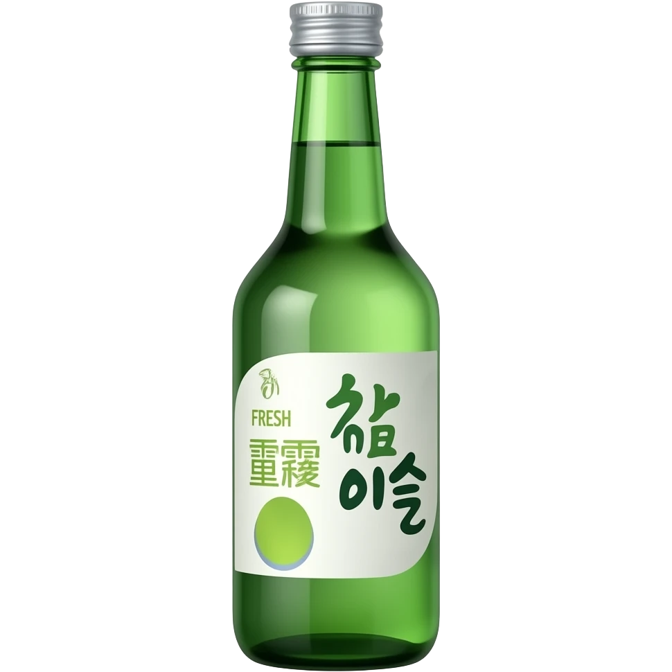 Chamisul fresh soju bottle emoji