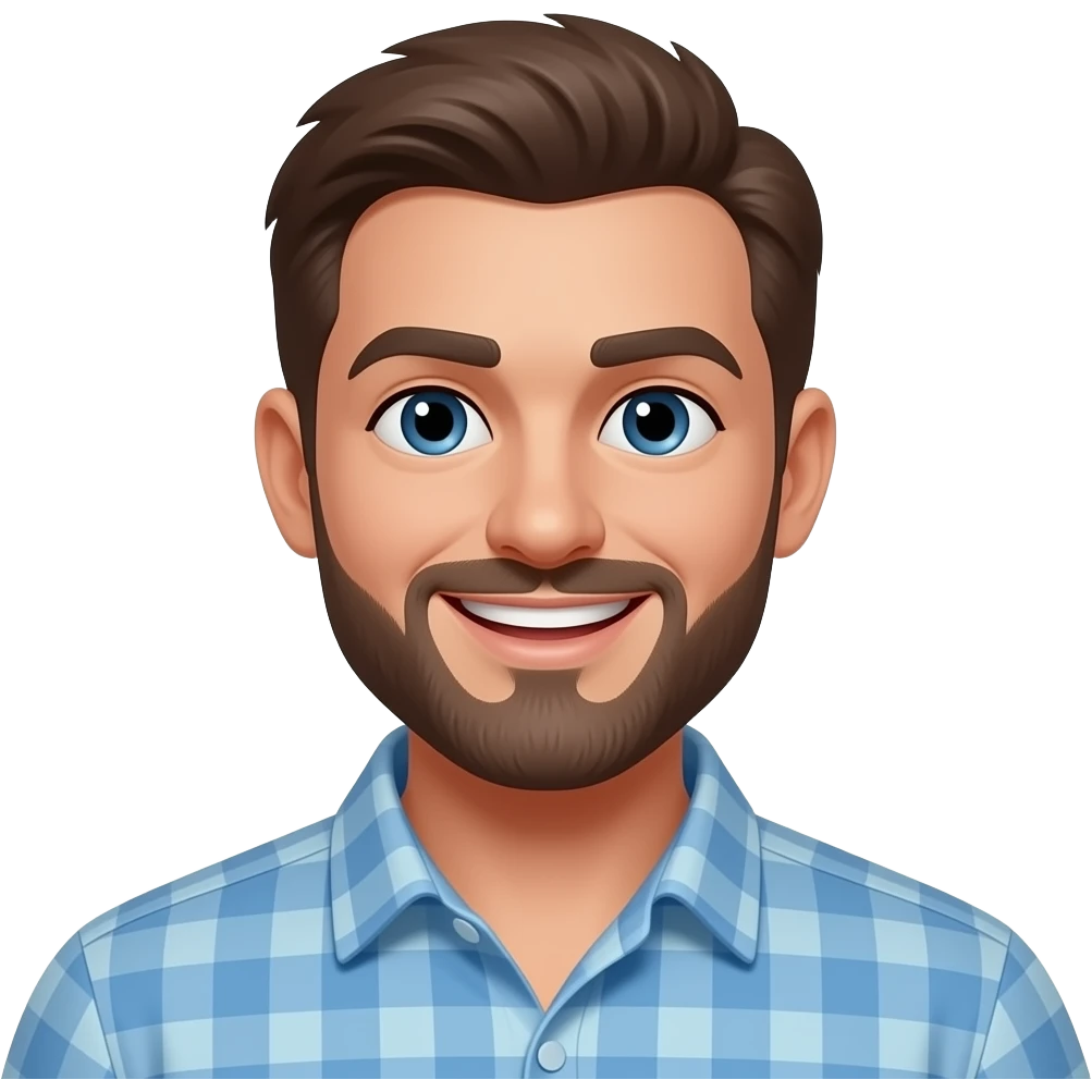 man happy confidence emoji