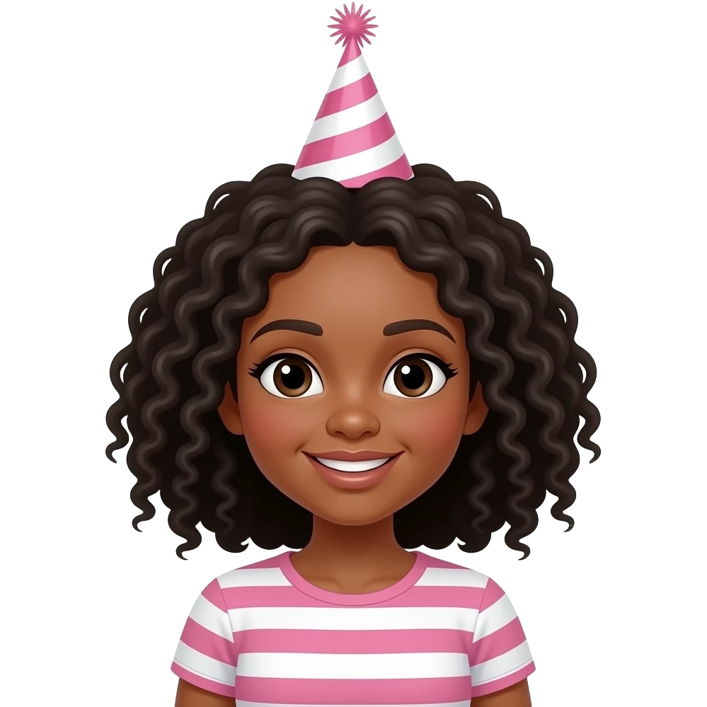 Black Girl Emoji Happy Birthday emoji
