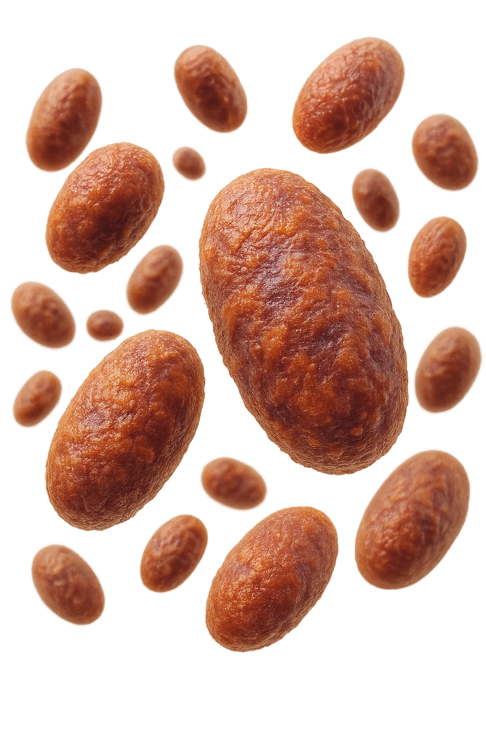 batteri della candida fluttuano in aria, IPERREALISTICO 4K emoji