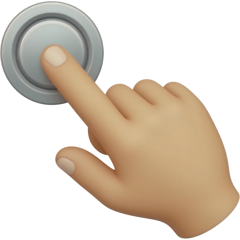 finger presses from above emoji