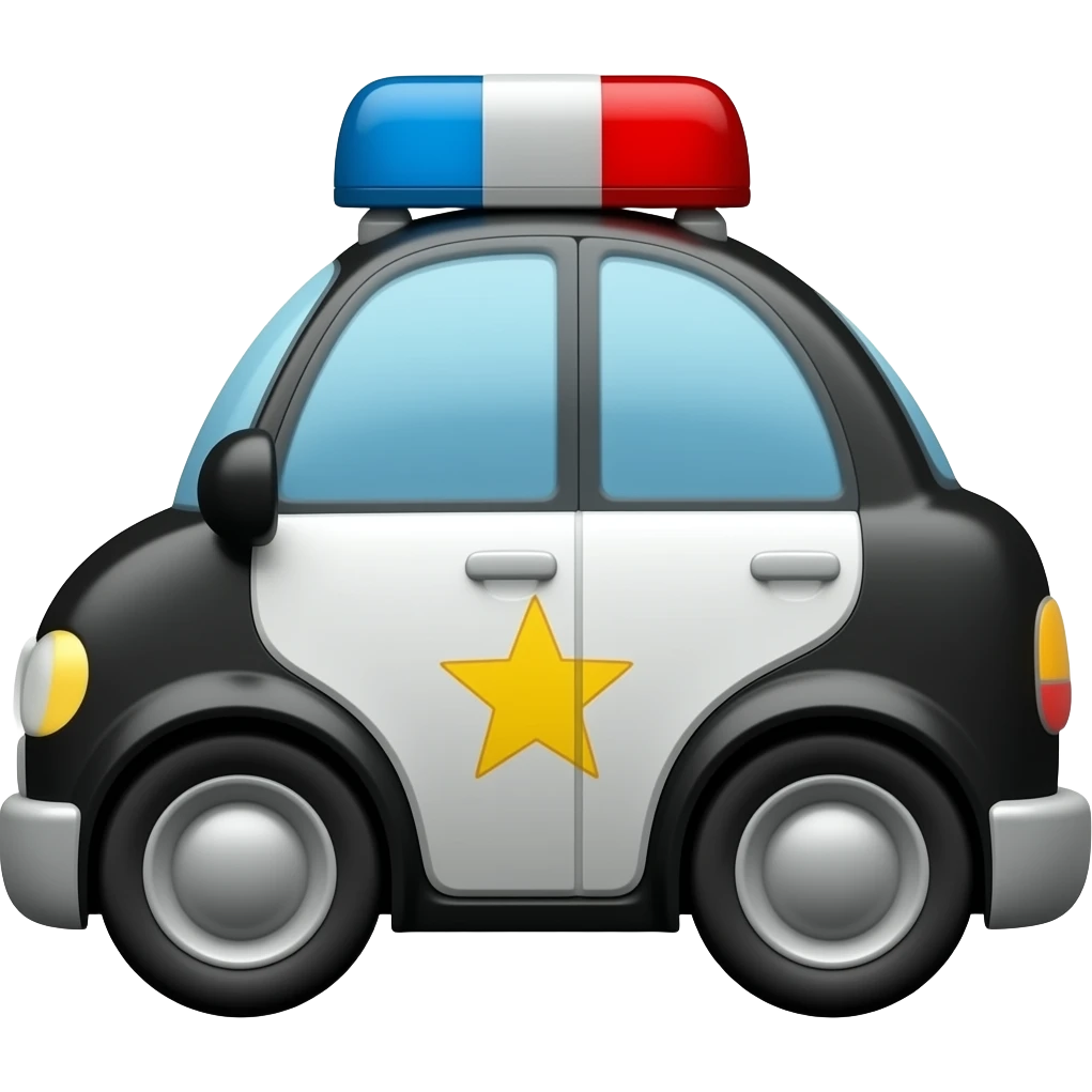 police car emoji