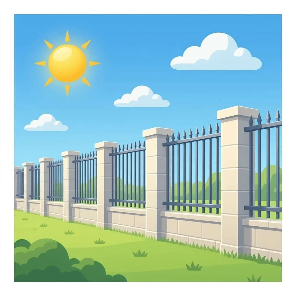 wall of metal bars emoji