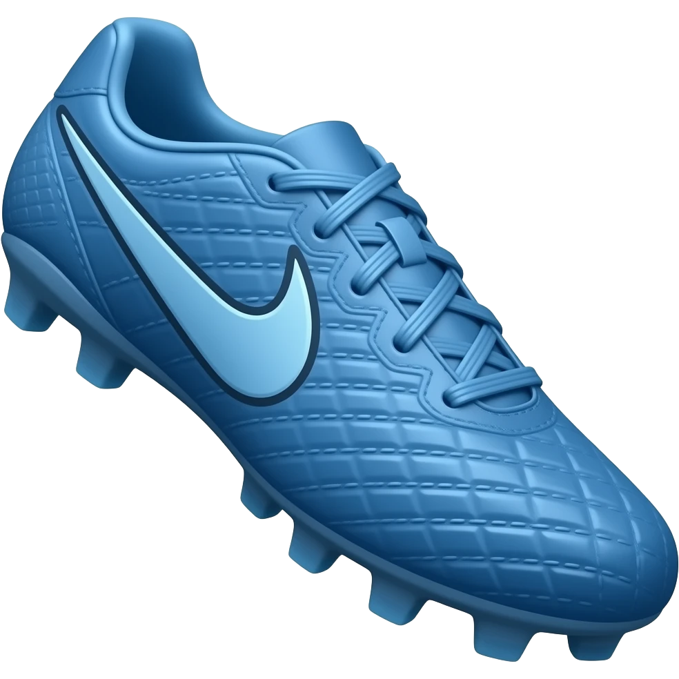 nike blue soccer cleats emoji