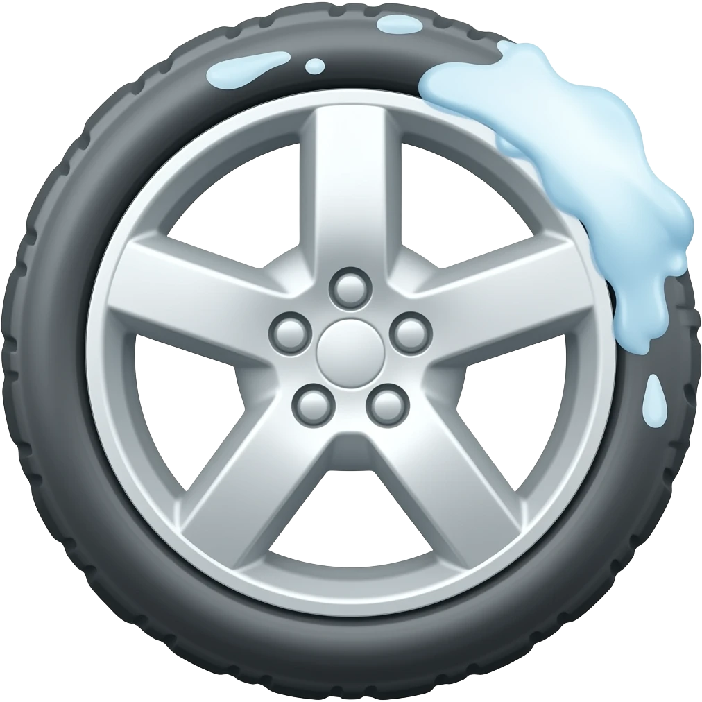 wheel washing emoji