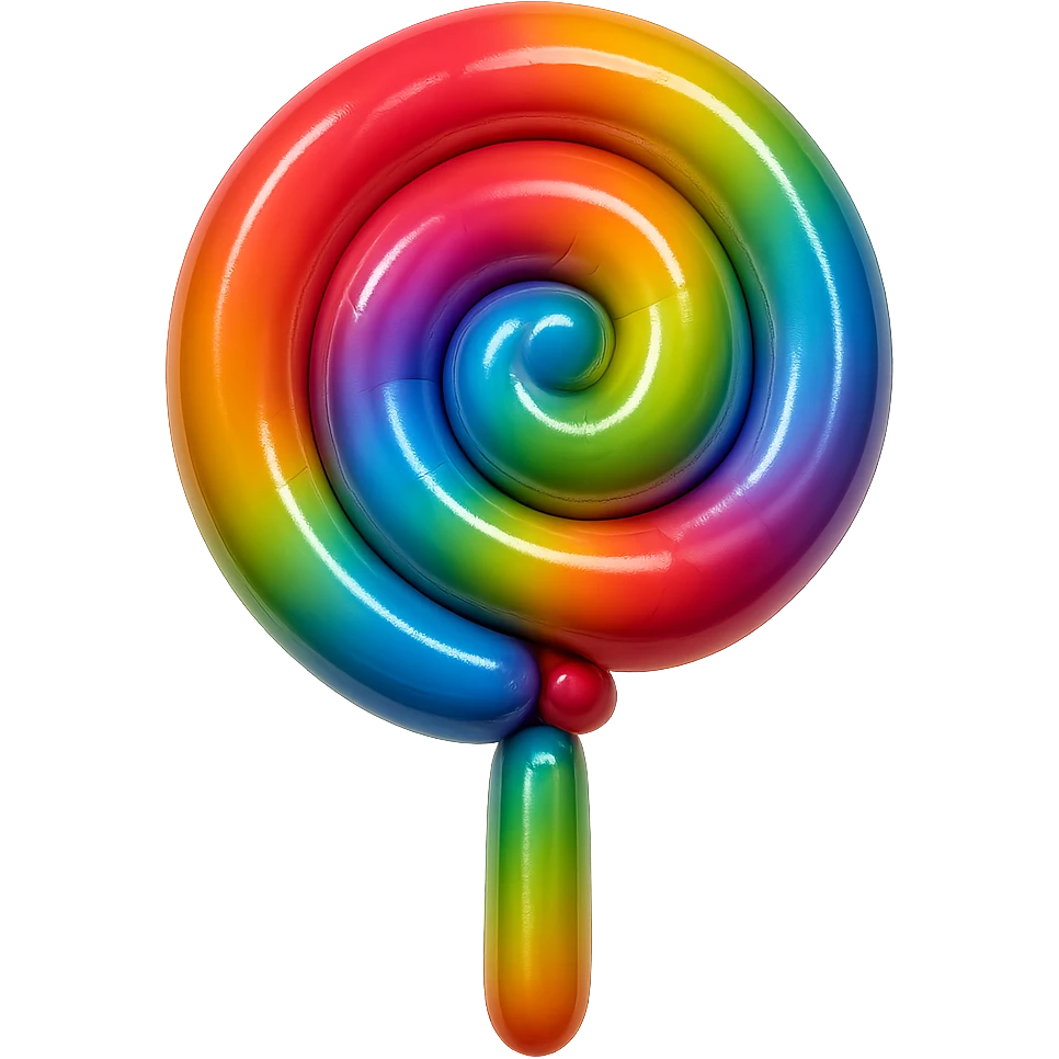 lollipop, balloon style emoji
