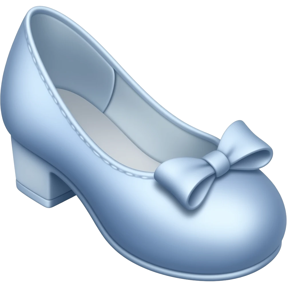 Ballerina schoe Baby blue emoji
