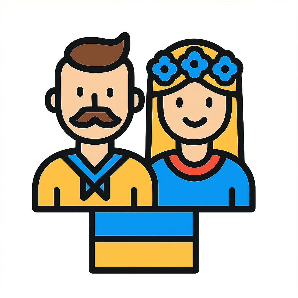 Ukrainian people emoji