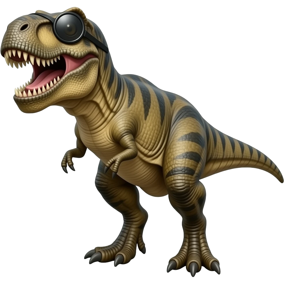 monicle t-rex emoji emoji