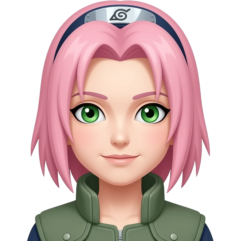 Sakura haruno green eyes emoji