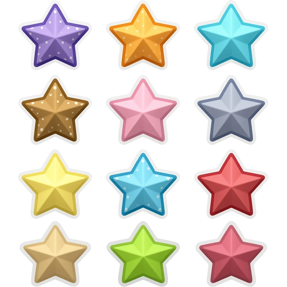 making stickers star after use cake lookingone sides. difference difference designs difference designs an 12 car emoji